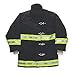 Turnout Coat,Black,2XL,Nomex IIIA
