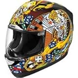 ICON ALLIANCE LUCKY LID HELMET (LARGE) (BLACK)