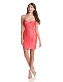 BCBGMAXAZRIA Women's Lillie Woven Evening Dress, Coral Reef, 6