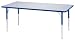 Jonti-Craft 6408JCA004 KYDZ ACTIVITY TABLE - RECTANGLE - 30 INCH x 60 INCH, 24 INCH - 31 INCH HT - GRAY/PURPLE