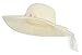 Kaisifei Straw Derby Cap Womens Flax Sun Hat