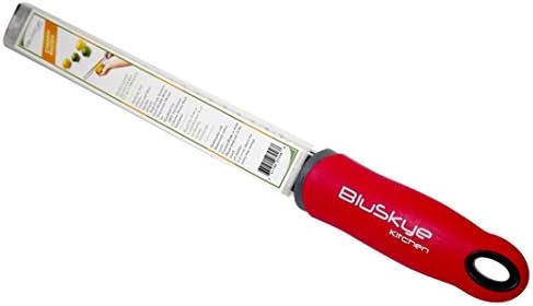 Bluskye Kitchen Tools Lemon Zester Cheese Grater Red