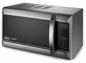 DeLonghi MW 505 Mikrowelle silbermetall Esclusivo Line 3 Garkombinationen 30 min Timer