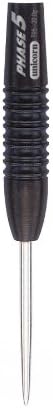 Unicorn Purist Phase 5 Black 26g Tungsten Darts - Barrels Only