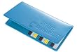 Marc By Marc Jacobs Limited Edition Leather Logo Color Block Slim Long Wallet Blue Multi