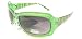 Designer Faux Rhinestone Fashion Crystal Ladies Sunglasses UV Protection GREEN