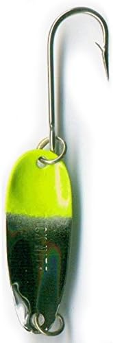 Dick Nite Original Spoons - Size 0 UV Nickel Chartreuse Head