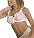  : Lunaire "Sevilla" Embroidered Demi-Cut Bra