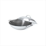 Elite 6.35 Quart Covered Wok with Two Side Handle