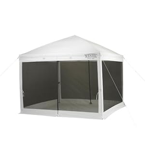 Wenzel Smartshade Screenhouse (White, 10 x 10-Feet)