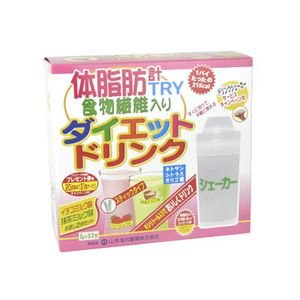 体脂肪計TRYダイエットドリンク 徳用(シェーカー付) 7g*32包