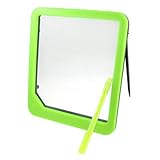 Illuminated LED Light Message Text Board Green Black w Marking Pen