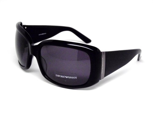 31xoV1 cCsL EMPORIO ARMANI SUNGLASSES DESIGNER FASHION EYEWEAR WOMENS AUTHENTIC SHINY BLACK FRAME |GREY SHADED LENS 2011 MODEL EA9444/S 807