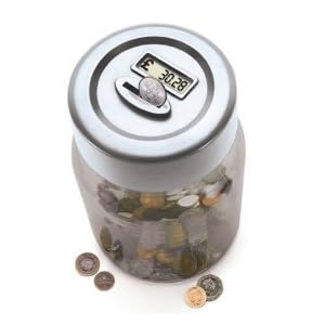 Automatic Digital Coin Counting Money Bank Jar