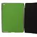 iGadgitz Green Tough Crystal Gel Skin (Thermoplastic Polyurethane TPU) Back Cover for Apple iPad 2 + Screen Protector. Custom made for use with Smart Cover Attached.