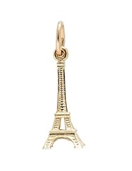 Rembrandt Charms Eiffel Tower Charm, 10K Yellow Gold