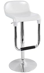 Lumisource BS-TAFFY W Taffy Bar Stool - White