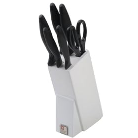 Richardson Sheffield Laser Cuisine 6 Piece Block Set - White