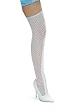 5 Heel Thigh High Fishnet Boot. by Ellie