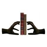Art Of Hands Handsome Black Bookend Set of 2