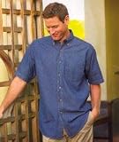 Jonathan Corey Washed Denim Shirt