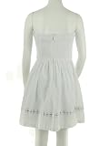 Miss Sixty Eyelet Strapless Dress