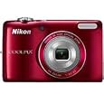 Nikon COOLPIX L26 16.1 MP Digital Camera with 5x Zoom NIKKOR Glass Lens and 3-inch LCD (Red)
