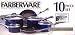 Farberware Cook 'n' Ease 10-Piece Cookware Set, Blue