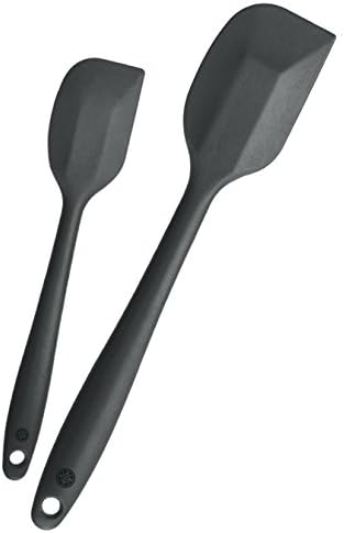 Starpack Premium Silicone Spatula Set of 2 with Hygienic Solid Coating