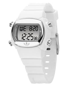 Adidas #ADH1696 Small Candy White Silver Digital Sports Watch