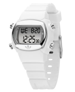 Adidas #ADH1696 Small Candy White Silver Digital Sports Watch