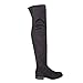 Bamboo Montana-53 Women's Stretch Side Zipper Snug Fit Thigh High Riding Boots