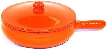 Terra 1.5-qt. Round Casserole Heat Diffuser: None, Color: Orange