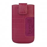 Zoom Produkt-Bild: bugatti Leder Tasche CROCO PINK / M / f&uuml;r Apple iPhone 4S / 4 S inkl. sumo:mobile Displayreinigungstuch