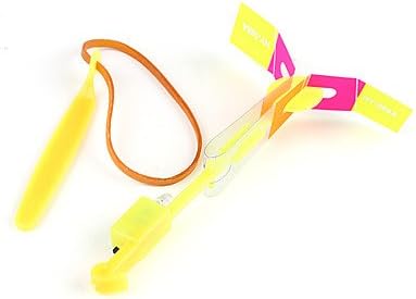 GONGXI LED Flying Helicopter Umbrella Jet Rubber Dragonfly (7 colors LED / 10 Sets)