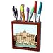 Vacation Spots - Trevi Fountain Italy - Tile Pen Holders-5 inch tile pen holder