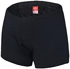 SLLY 3D Padded Cycling Underwear Shorts bike Underpants Breathable Lightweight Bicycle pants for Women Black