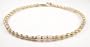 Damali 14k Anklet Rose Quartz Gold Filled Gemstone Adjustable Ankle Bracelets - SMALL 8.5 In.