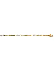18KT Yellow DBY Necklaces Length = 18