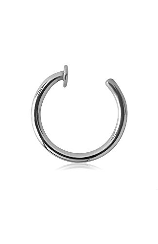 316L Surgical Steel Open Nose Ring Hoop Choose Your Size 18G