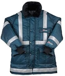 Navy Reflective Freezer Coat