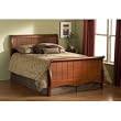 Mahogany Shelby Bed with Frame - Queen