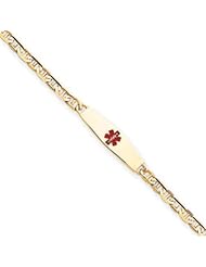 8 Inch 14k Gold Medical Jewelry Bracelet