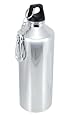 Eco-Friendly Mirror Polish Stainless Steel 700ml Water Bottle - Easy-Carry Carabiner - BPA-Free
