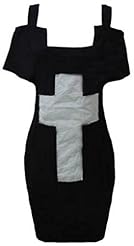 Cotton/Spandex Cutout Short Sleeves Square Neck Short General Print Bodycon Dress/Party Dress/Tunic/Mini Dress 