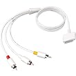 Exclusive Apple iPhone, iPod Touch, Nano 3rd Gen, Classic AV (Audio Visial) Audio Video Cable