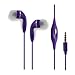 Purple Color 3.5mm Audio Earphone Headphones Headset Earbuds With Microphone Hands Free For Microsoft Lumia 640 XL