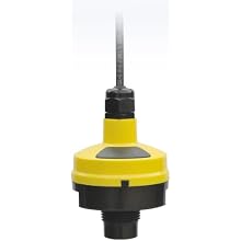 Flowline DL24-01 Polycarbonate EchoPod Multi Function Ultrasonic Level Transmitter with Fob, 1" NPT, 9.8' Range