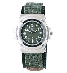 Smith & Wesson Men's SWW-11-OD Lawman Olive Drab Nylon Strap Watch
