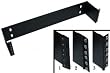 2 Unit Patch Panel Hinged Wall Bracket, 3.5" (H) x 19" (W) x 4" (D) 2mm thickness